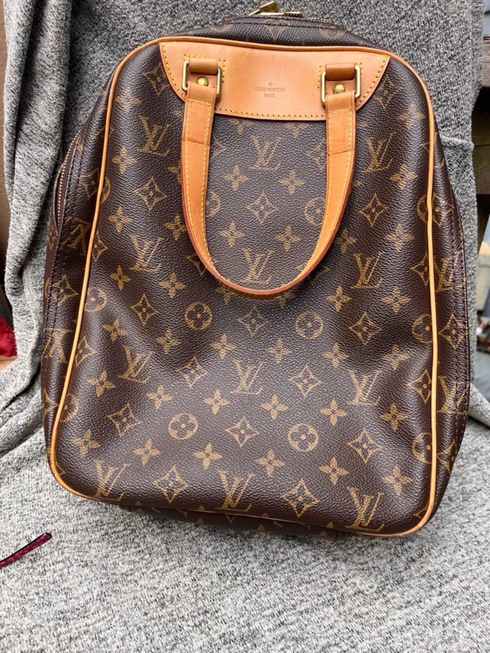 Authentic Louis Vuitton Monogram Excursion Shoe Bag + Dustbag